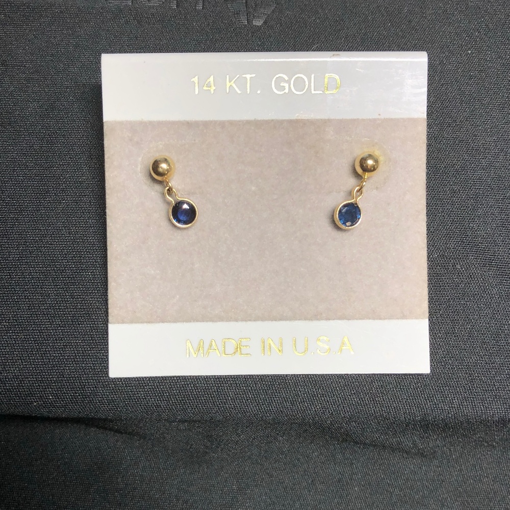Brilliant Blue Sapphires each 4MM Faceted Drop
